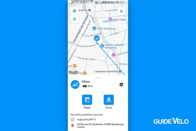 geolocalisation du vélo avec le bike tracker invoxia