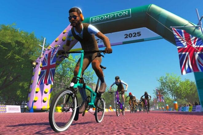 championnat brompton sur zwift