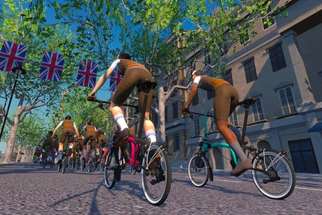 brompton championnat zwift londres