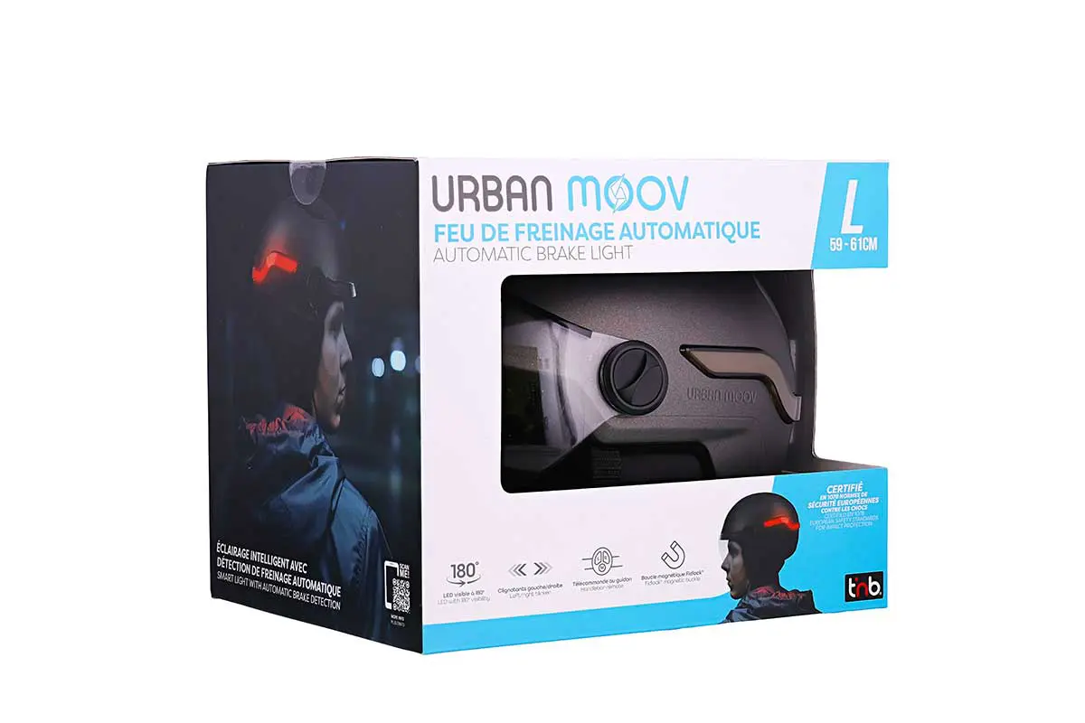 Casque intelligent T’nB avec fermeture magnétique Fidlock et éclairage LED à 180°