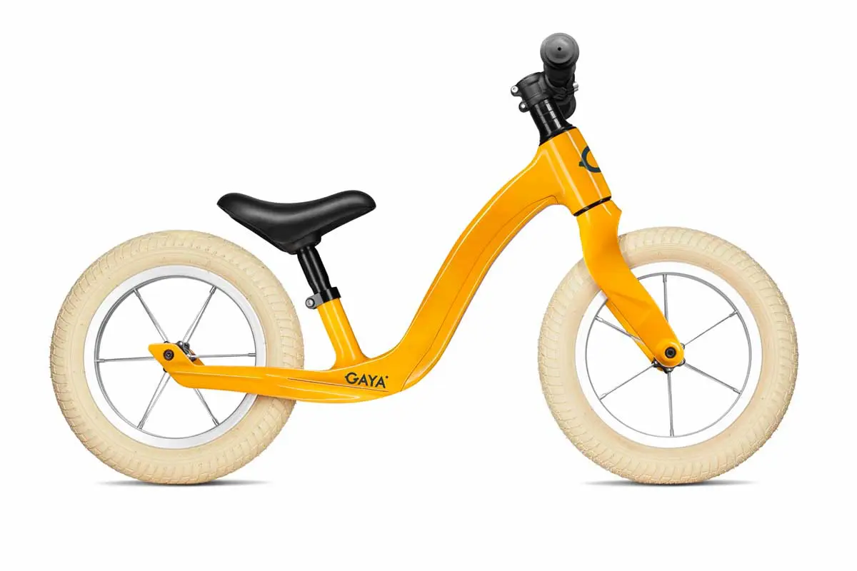 draisienne enfant mini Gaya jaune safran