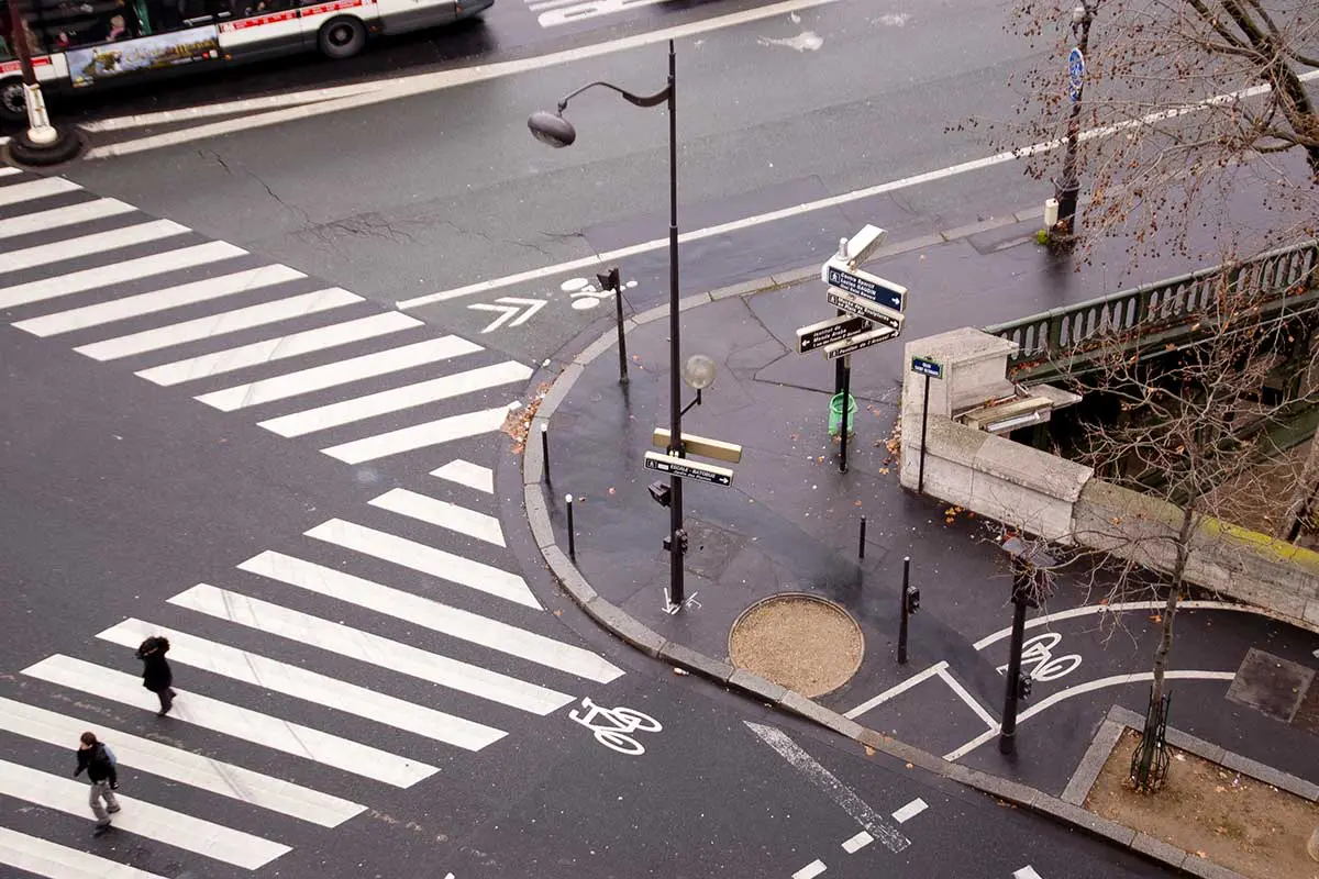 piste cyclable à Paris