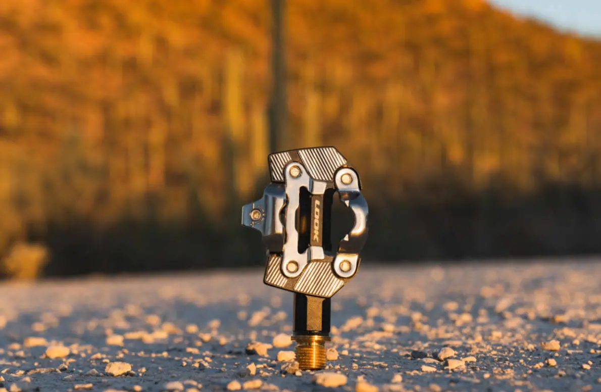 Détail pédale LOOK X-One-G pour le gravel