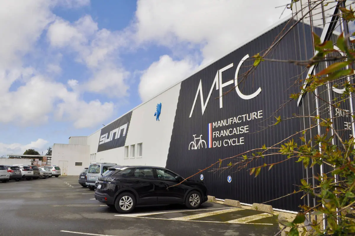Entrée la manufacteur française du cycle en Loire-Atlantique