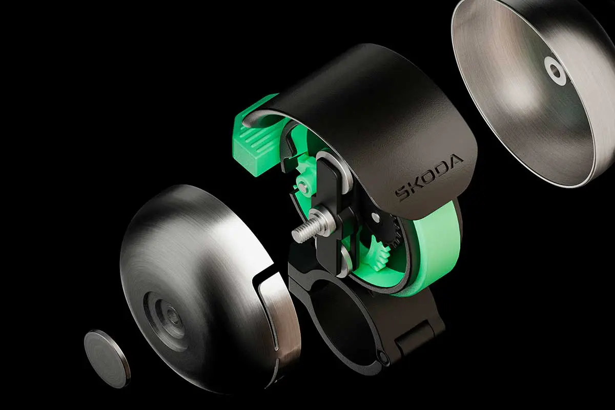 skoda duobell sonnette pour vélo contre casque antibruit