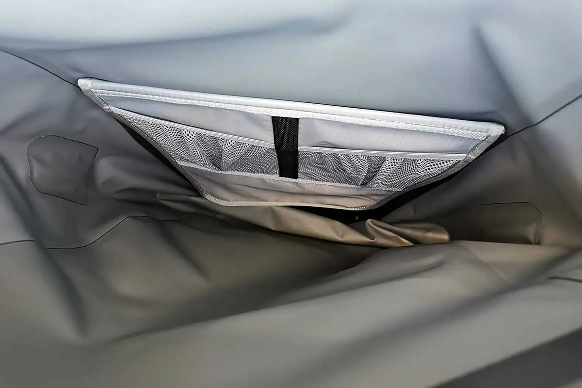 intérieur sacoche vélo Thule Shield 25 L